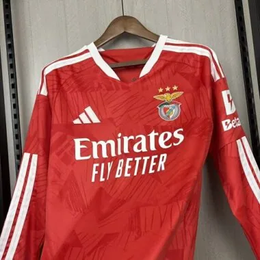 Benfica 2026/27 Home Long Sleeve Jersey (S-2XL)