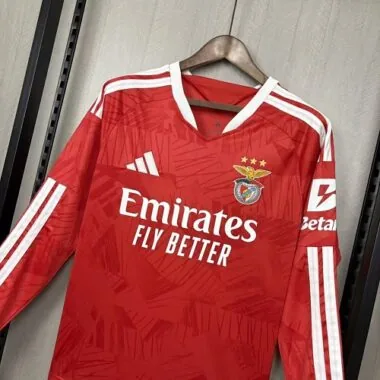 Benfica 2026/27 Home Long Sleeve Jersey (S-2XL)