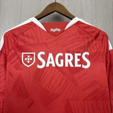 Benfica 2026/27 Home Long Sleeve Jersey (S-2XL)