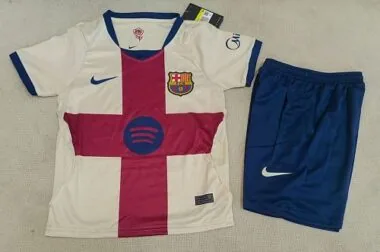Barcelona 2026/27 Fourth Away Kids Kit Size 16-28