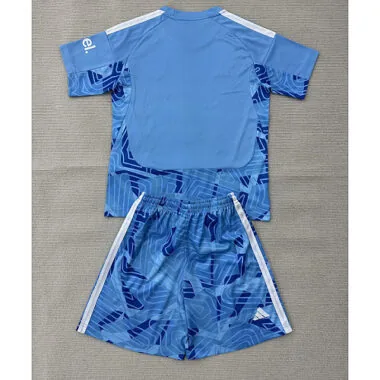 Arsenal 2026/27 Lake Blue Goalkeeper Kids Kit (Size 16-28)