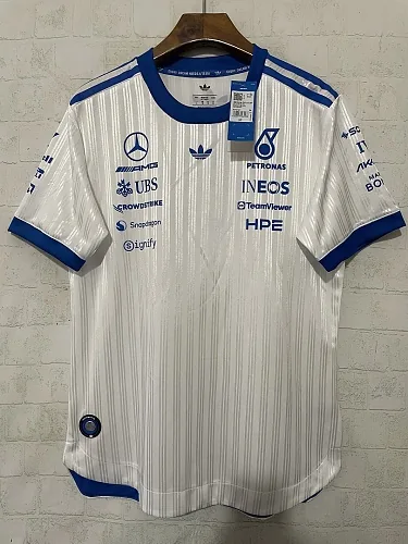 Mercedes 2026 White Formula 1 Jersey Size S-5XL