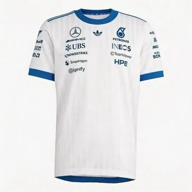 Mercedes 2026 White Formula 1 Jersey Size S-5XL