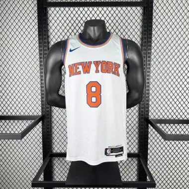 New York Knicks 2026 No. 8 OG Anunoby NBA Jersey