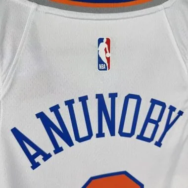 New York Knicks 2026 No. 8 OG Anunoby NBA Jersey