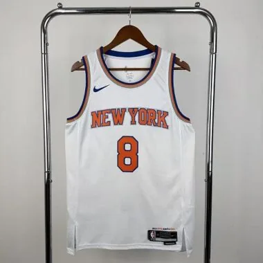 New York Knicks 2026 No. 8 OG Anunoby NBA Jersey