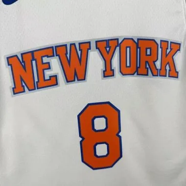 New York Knicks 2026 No. 8 OG Anunoby NBA Jersey