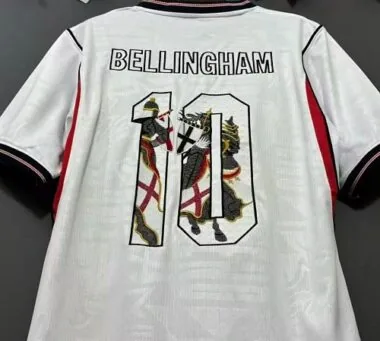 England 2026 World Cup Home Jude Bellingham No. 10 Jersey with Stitched Name and Number (S-4XL)