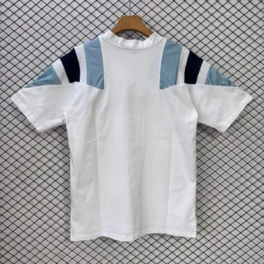 Argentina 2026 White Tricolor Retro T-Shirt (S-2XL)