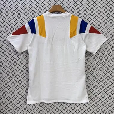 Colombia 2026 White Tricolor Retro T-Shirt (S-2XL)