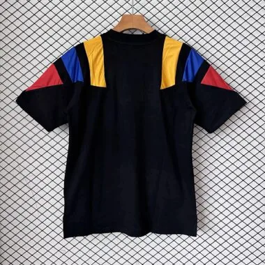 Colombia 2026 Black Tricolor Retro T-Shirt (S-2XL)