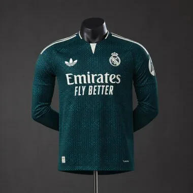 Real Madrid 2026/27 Away Long Sleeve Player Version Jersey S-3XL