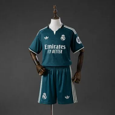 Real Madrid 2026/27 Pink Away Kids Kit Sizes 16-28