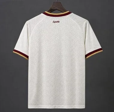 Spain 2026 White Away Baseball-Style Jersey Two-Star (S-2XL)