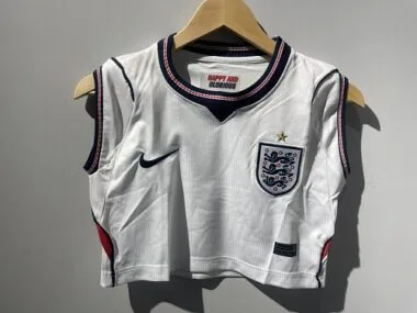 England 2026 Home Crop Top Jersey for Women S-2XL