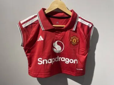 Women#039;s Crop Top 2026/27 Manchester United Home Jersey S-2XL