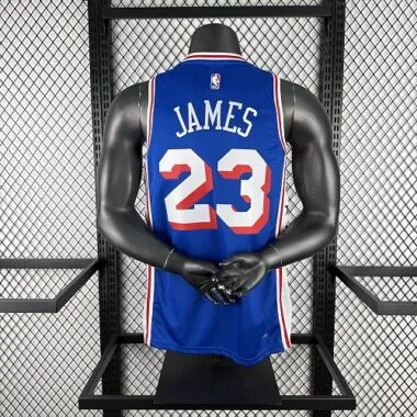Philadelphia 76ers 2026 Blue Icon Edition James No. 23 NBA Jersey