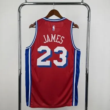 Philadelphia 76ers 2026 Red Statement Edition James No. 23 NBA Jersey