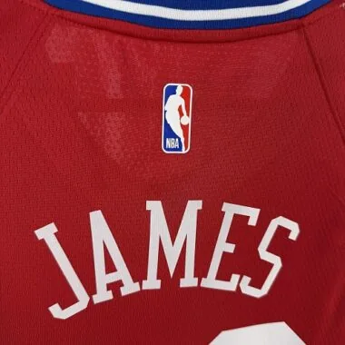 Philadelphia 76ers 2026 Red Statement Edition James No. 23 NBA Jersey