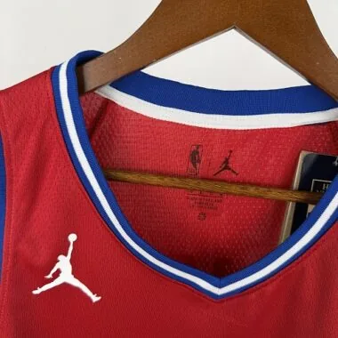 Philadelphia 76ers 2026 Red Statement Edition James No. 23 NBA Jersey
