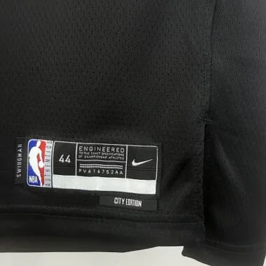 Miami Heat Antetokounmpo No. 7 Black Crew Neck NBA Jersey