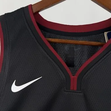 Miami Heat Antetokounmpo No. 7 Black V-Neck NBA Jersey