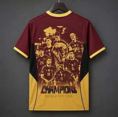 Spain 2026 World Cup Wine Red Champion Special Edition Jersey