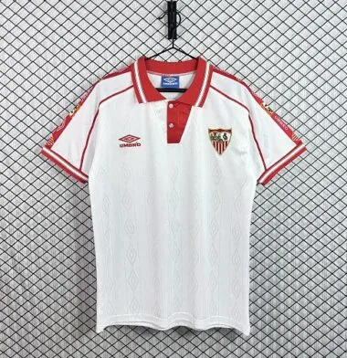 Sevilla 1998/00 White Home Retro Jersey S-2XL