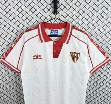Sevilla 1998/00 White Home Retro Jersey (S-2XL)