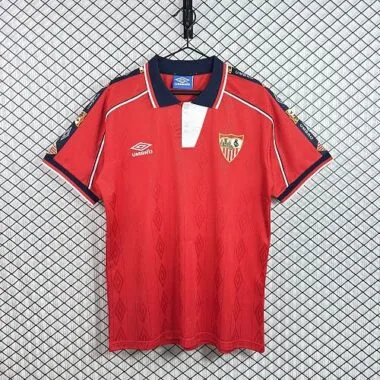 Sevilla 1998/00 Red Away Retro Jersey S-2XL