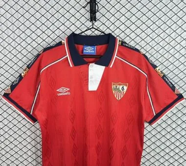 Sevilla 1998/00 Red Away Retro Jersey (S-2XL)
