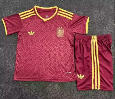 Spain 2026 World Cup Two-Star Third Kids Kit Sizes 16-28