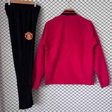 Manchester United 2026/27 Red Retro-Style Windbreaker Tracksuit (S-2XL)