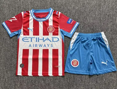 Girona 2026/27 Home Kids Kit Sizes 16-28