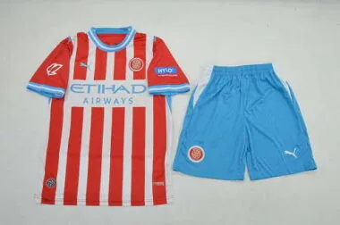 Girona 2026/27 Home Kids Kit Sizes 16-28