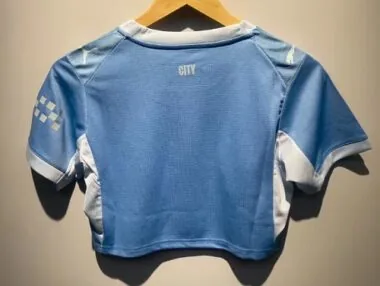 Manchester City 2026/27 Home Crop Top Jersey for Women (S-2XL)
