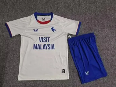 Cardiff City 2026/27 Away Kids Kit Sizes 16-28