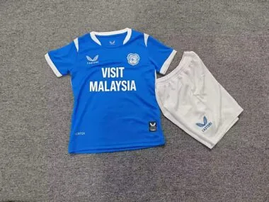 Cardiff City 2026/27 Home Kids Kit Sizes 16-28