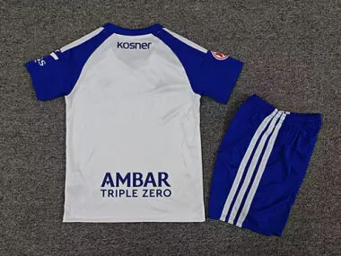 Real Zaragoza 2025/26 Home Kids Kit Sizes 16-28