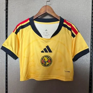 Club América 2026/27 Home Crop Top Jersey for Women S-2XL