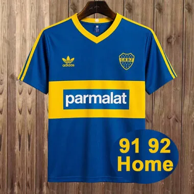 Boca Juniors 1991/92 Home Retro Jersey S-2XL