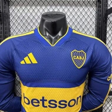 Boca Juniors 2026/27 Home Long Sleeve Player Version Jersey (S-2XL)
