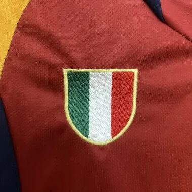 AS Roma 2001/02 Home Retro Kids Kit Sizes 16-28