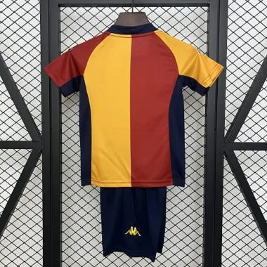 AS Roma 2001/02 Home Retro Kids Kit Sizes 16-28