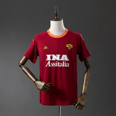 AS Roma 2000/01 Home Retro Jersey S-2XL