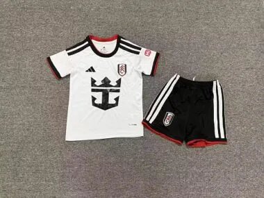 Fulham 2026/27 Home Kids Kit Sizes 16-28