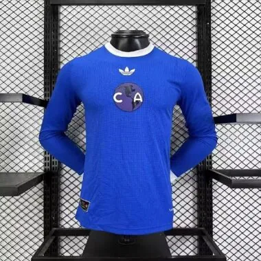 Club América 2026/27 Blue 100th Anniversary Long Sleeve Player Version Jersey S-4XL