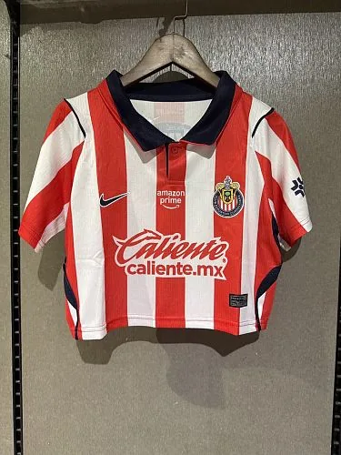 Chivas Guadalajara 2026/27 Home Crop Top Jersey for Women S-2XL