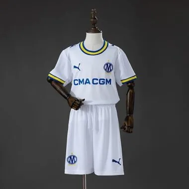Olympique de Marseille 2026/27 Home Kids Kit Sizes 16-28