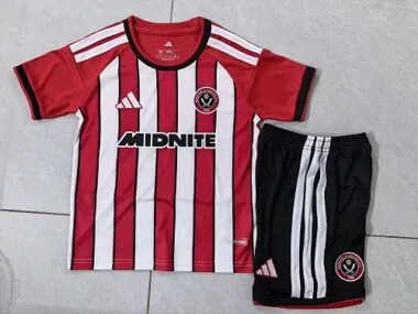 Sheffield United 2026/27 Home Kids Kit Sizes 16-28